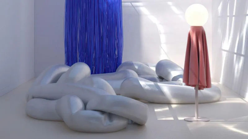 Quick Tiny Show, un divano disegnato da Andrés Reisinger