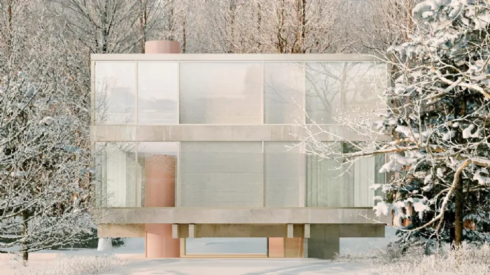 Winter House, progettata da Andrés Reisinger e Alba de la Fuente