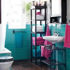 Un po' di colore per trasformare il vostro bagno