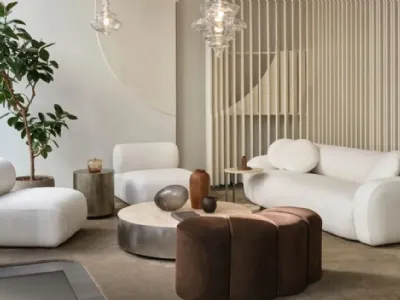 Pouf grande verde