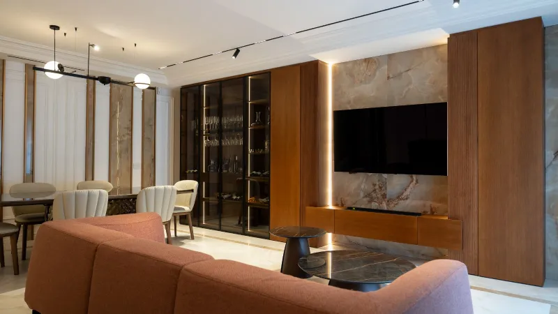 Progetto d'arredi in chiave classico-contemporanea