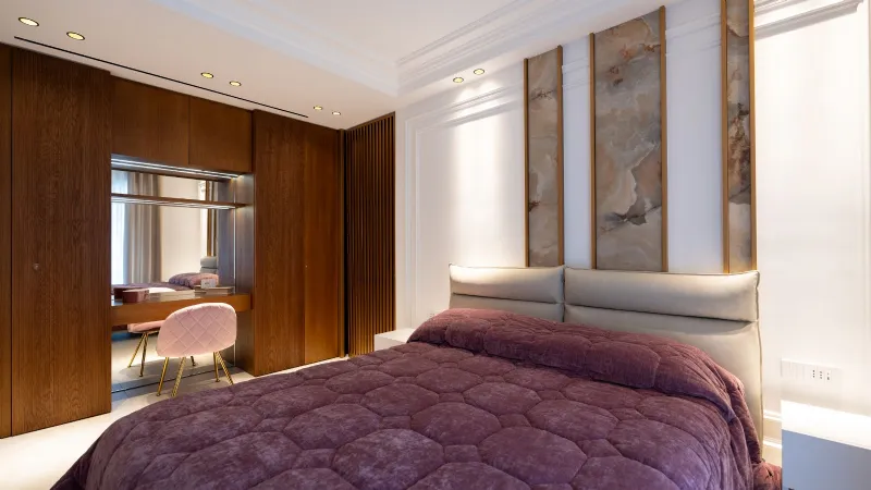 Camera da letto classica contemporanea