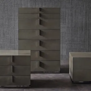 Cassettiera settimino minimalista Ari di Flou
