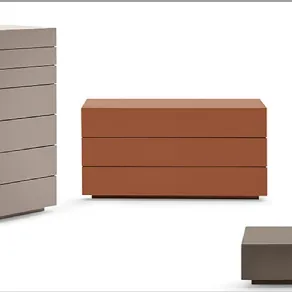 Cassettiera dal design essenziale Lato di Busnelli