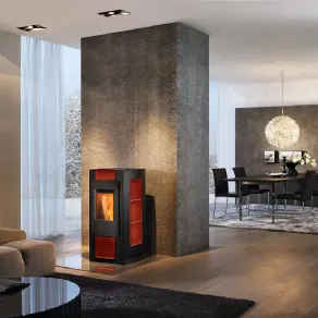 stufa a pellet moderna Pico Rika