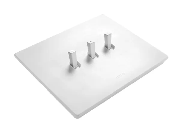 New Style 44 di AVE in Corian con tre levette illuminabili
