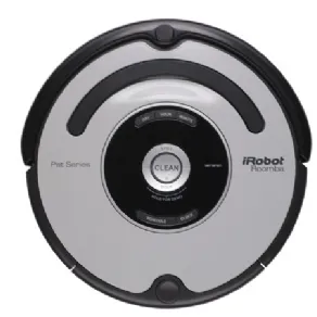 vista dall'alto dell'aspirapolvere iRobot Roomba