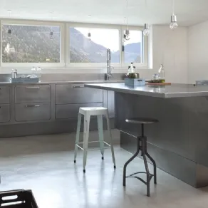 Isola per cucina acciaio