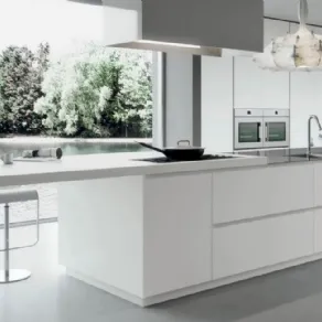 Cucina con isola composizione AK02 di Arrital