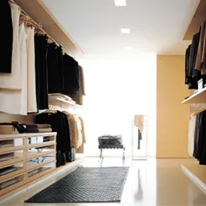 Cabina armadio color beige