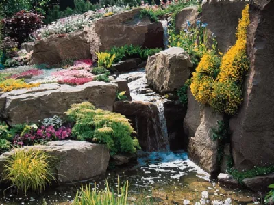 esempio di piccolo giardino roccioso