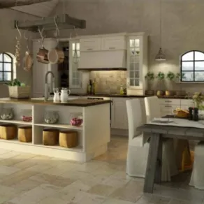 cucina country in muratura