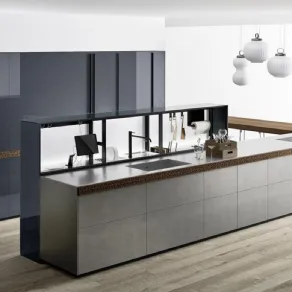 Cucina dal design contemporaneo Logica Celata di Valcucine