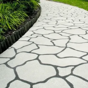 Esempio classico di pavimentazione in cemento