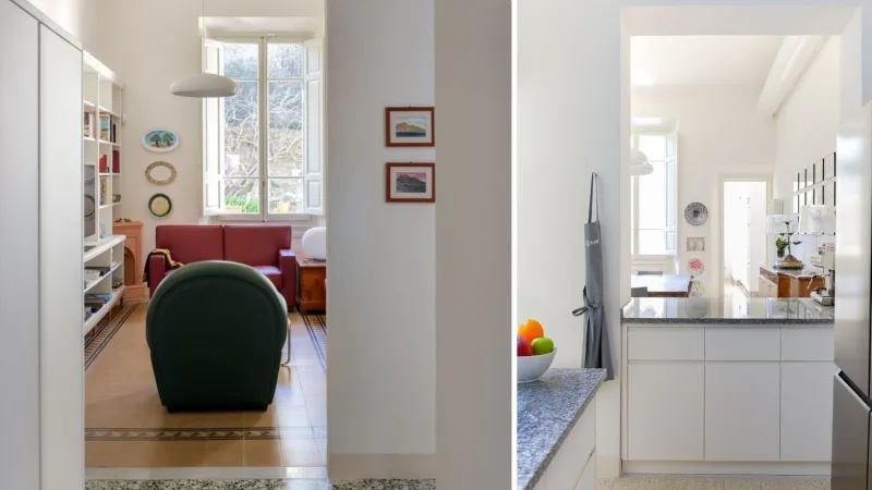 La luce mette in risalto volumi e colori