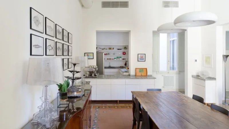 Il restyling della casa non lontana da Porta Romana