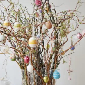 Esempio di centrotavola di Pasqua
