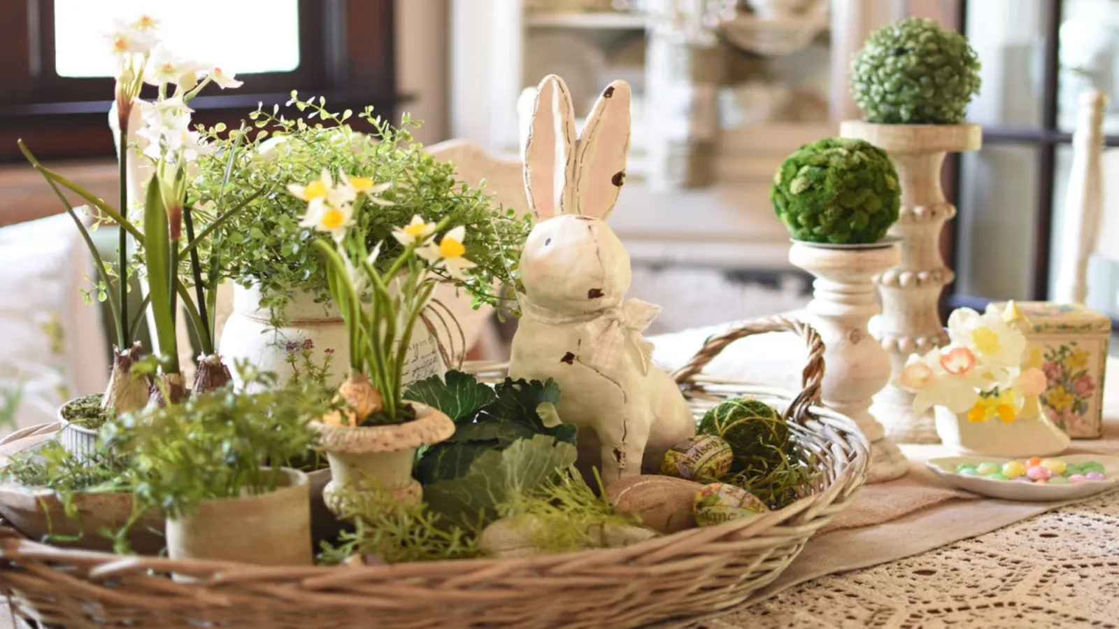 Decorazioni fai da te per la tavola di Pasqua