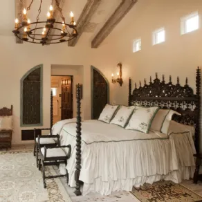 Lampadario in stile rustico