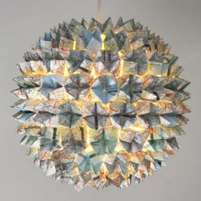 lampadario origami