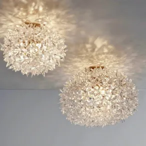 le versioni cristallo Bloom Kartell