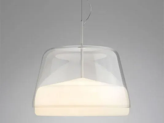 Lampadario in vetro classico