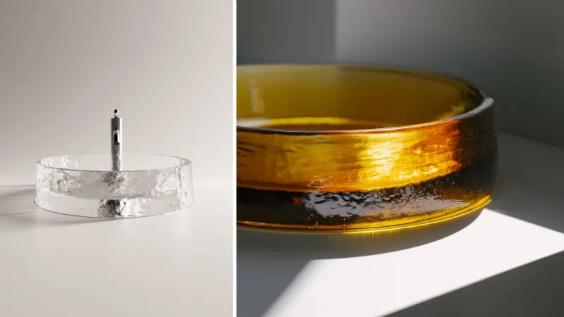 Lavabo modello Massici di Agape