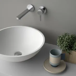  Lavabo da appoggio in corian Concave by Planit