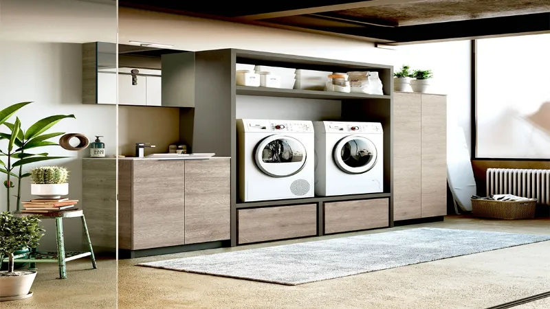 Arredo bagno modello Laundry 05 di Puntotre 