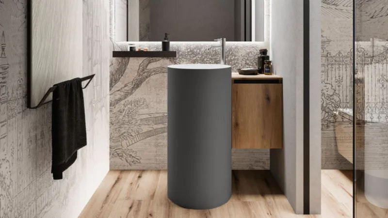 Colonna, lavabo freestanding di Cerasa