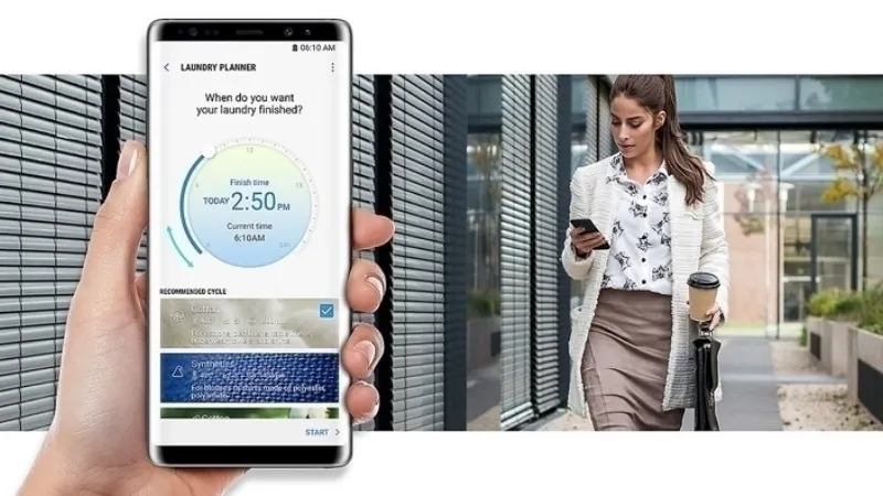 Controlla la tua lavatrice QuickDrive da smartphone
