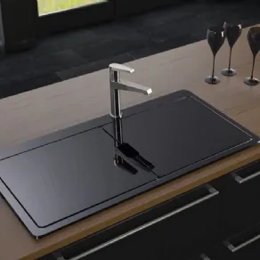 Un lavello dal design moderno e lineare