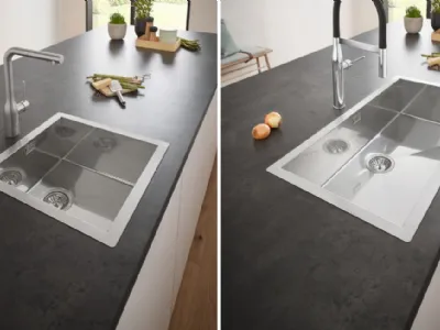 Lavello in acciao inox serie K700 di Grohe