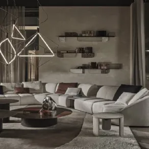 Divano modulare Cloud Infinity, design Massimo Castagna per Gallotti&Radice