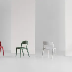 Sedie Minima, design Mario Ferrarini per Potocco