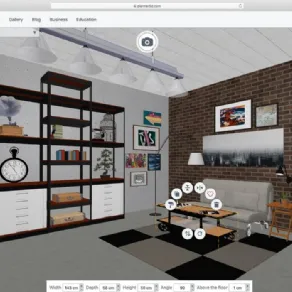 Planner 5D consente di scegliere fra la modalità 2D e 3D