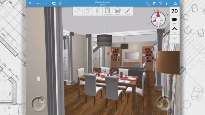 Home Design 3D è una delle app per arredare casa più usate in Italia