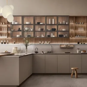 Una nuvola crema per la cucina Sign ernestomeda