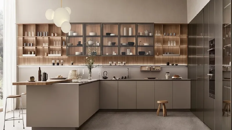 Una nuvola crema per la cucina Sign ernestomeda