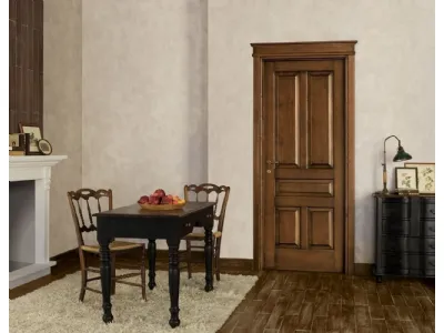 Porta per interni in legno massello