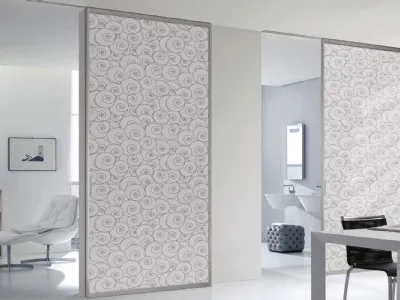 Le porte in vetro per interni 