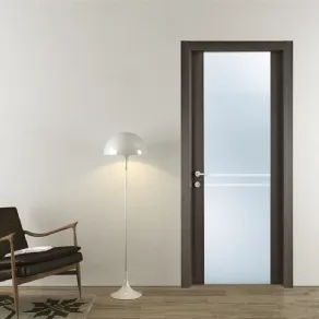 Porta in vetro battente