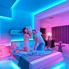 Illuminazione al neon per la camera
