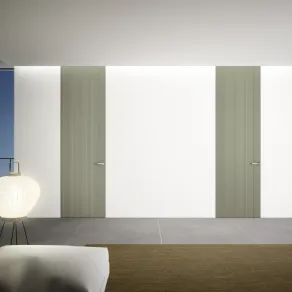 Porte filo muro Leggera di Pivato: Bassorilievo Random laccato opaco agata