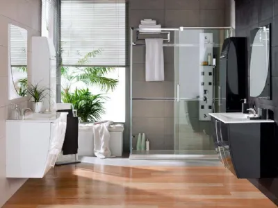 Mobile bagno in versione sospesa