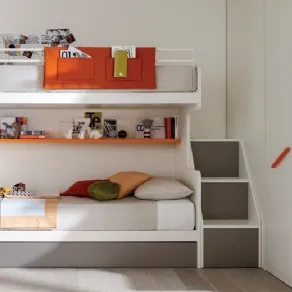 Letto a castello soppalcato