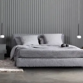 stanza da letto gervasoni design minimalista colore grigio