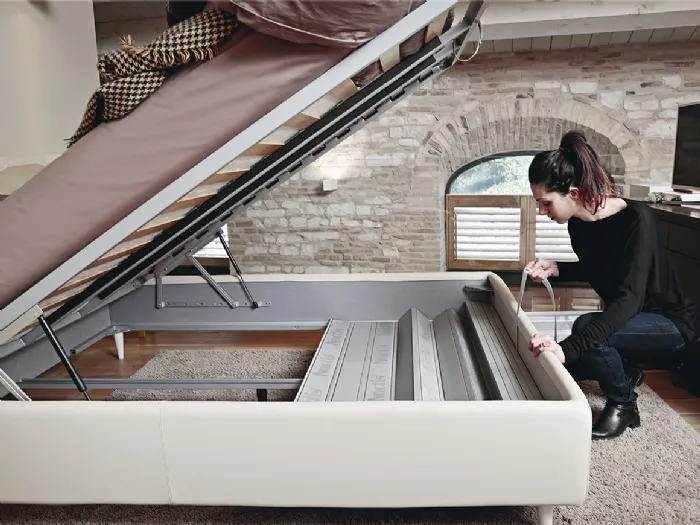 Il sistema brevettato Folding box® dei letti Noctis