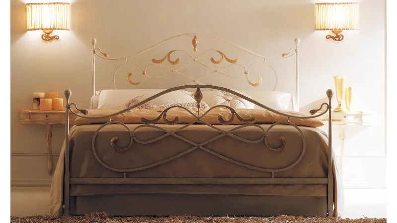 Letto in ferro battuto