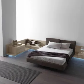 Letto design minimal Reflex di Presotto